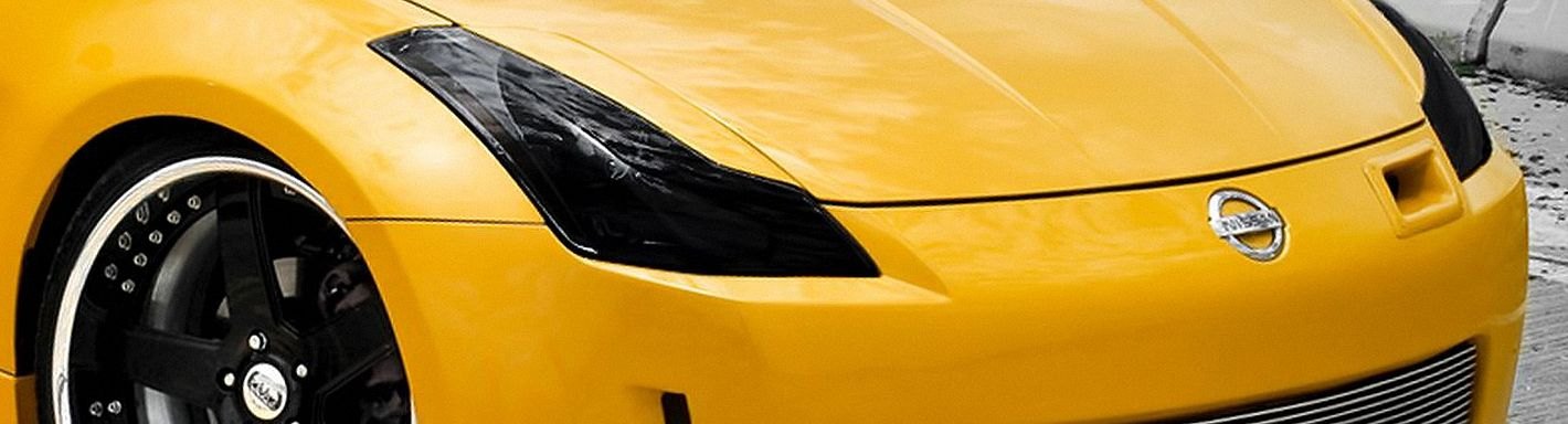 AutoTecknic Carbon Fiber Headlight Covers - Nissan 350Z