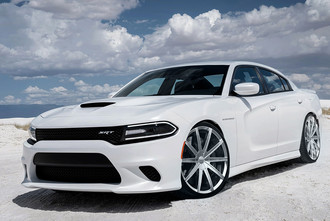 CLV 9 Chrome on Dodge Charger Hellcat