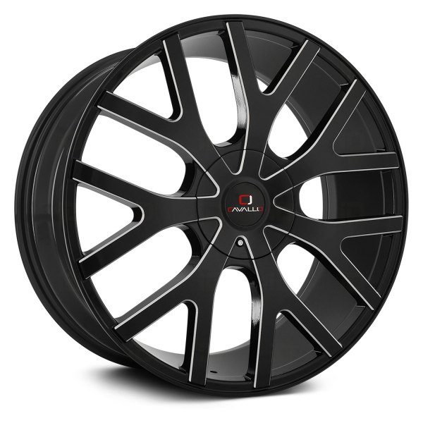 CAVALLO® - CLV-15 Gloss Black with Milled Accents