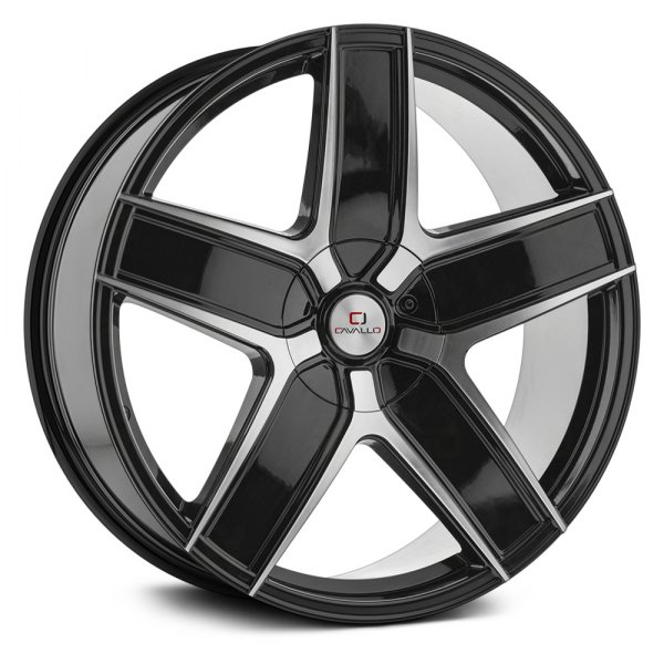 CAVALLO® - CLV-31 Gloss Black with Machined Face