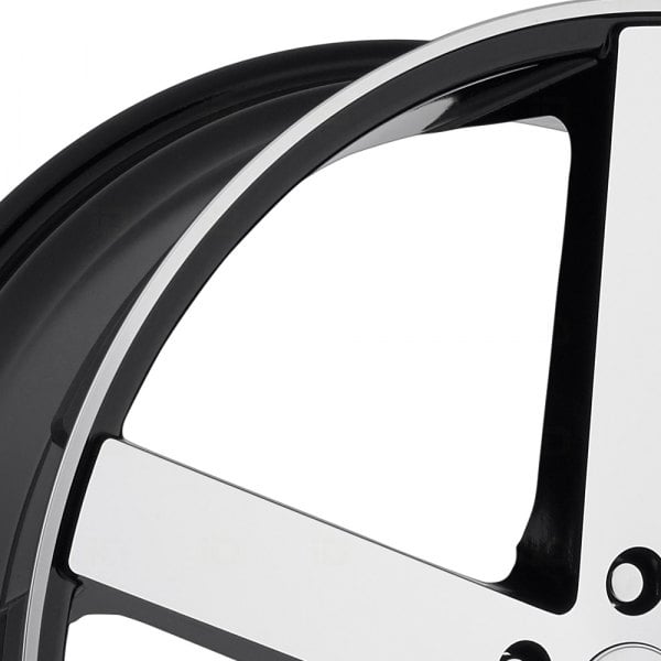 CAVALLO® CLV-5 Wheels - Gloss Black with Machined Face Rims