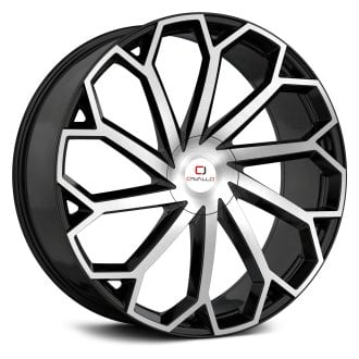 CAVALLO® - CLV-51 Gloss Black with Machined Face