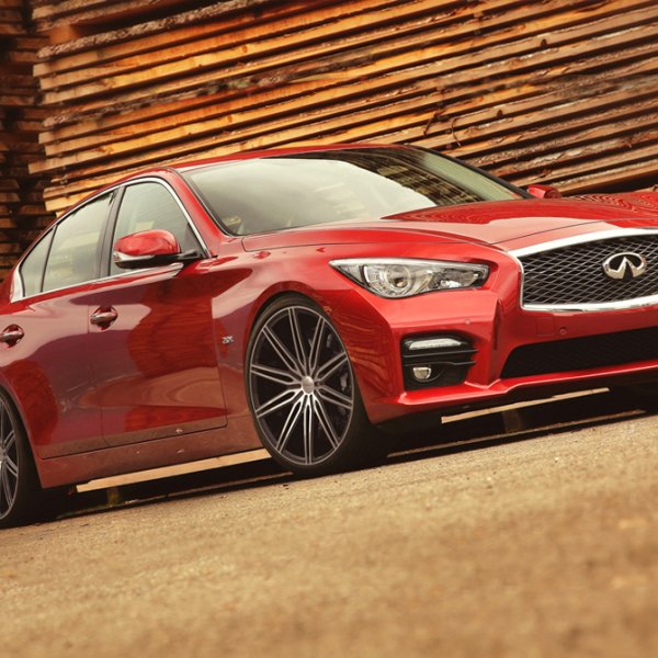Cavallo® - CLV 10 Gloss Black Machined Face Infiniti Q50