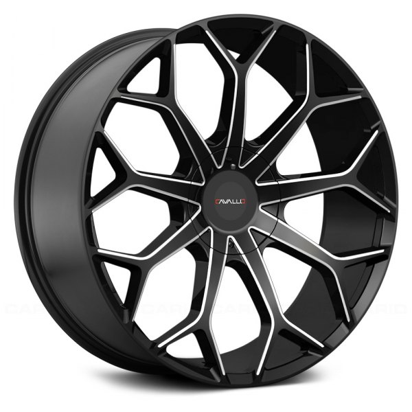 CAVALLO® - CLV-22 Gloss Black with Milled Accents