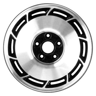 CCI® - 10-Slot Machined Black 16x8.5 Alloy Factory Wheel - Remanufactured