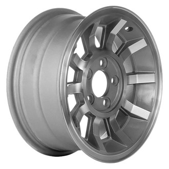 CCI® - 10-Slot Silver with Machined Accents 15x7 Alloy Factory Wheel - Remanufactured