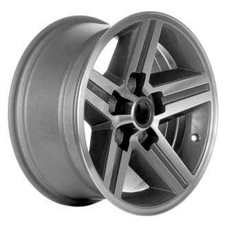 CCI® - 5-Spoke Medium Charcoal with Machined Face 16x8 Alloy Factory Wheel - Remanufactured