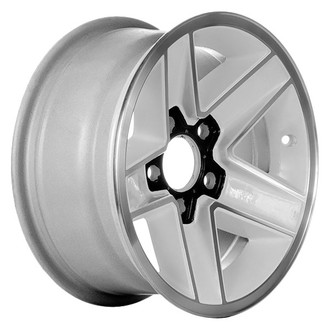 CCI® - 5-Spoke White with Machined Hub 15x7 Alloy Factory Wheel - Remanufactured