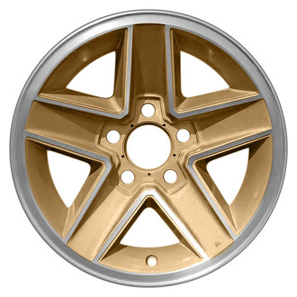 CCI® - 5-Spoke Gold with Machined Face 15x7 Alloy Factory Wheel - Remanufactured