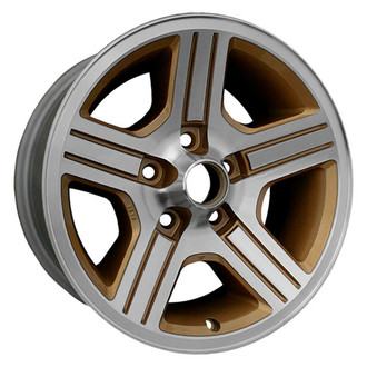 CCI® - 5-Spoke Gold 16x8 Alloy Factory Wheel - Remanufactured
