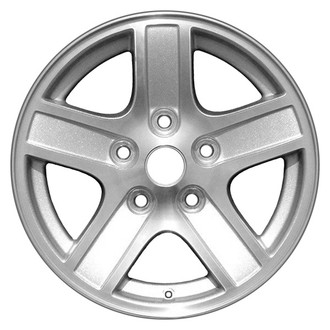 CCI® - 5-Spoke Silver with Machined Accents 17x8 Alloy Factory Wheel - Remanufactured