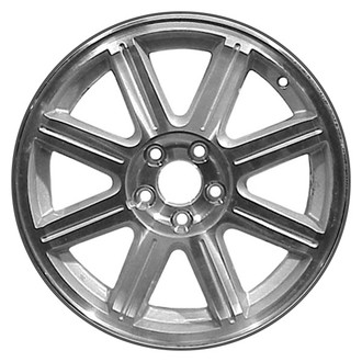 CCI® - 8 I-Spoke Silver with Machined Face 18x7 Alloy Factory Wheel - Remanufactured
