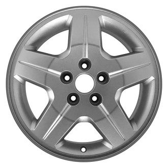 CCI® - 5-Spoke Silver with Machined Face 17x6.5 Alloy Factory Wheel - Remanufactured