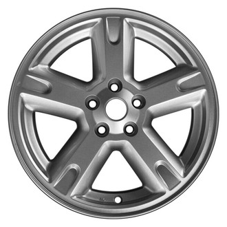 CCI® - 5-Spoke Silver with Machined Face 17x7 Alloy Factory Wheel - Remanufactured