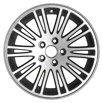 CCI® - 10 Double I-Spoke Silver with Machined Accents 17x7 Alloy Factory Wheel - Remanufactured