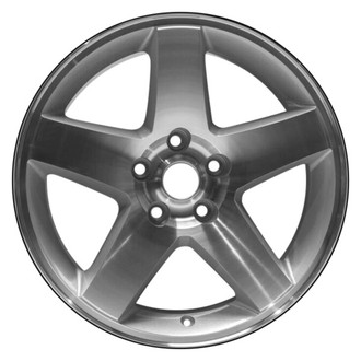 CCI® - 5-Spoke Silver with Machined Face 17x7 Alloy Factory Wheel - Remanufactured