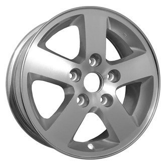 CCI® - 5-Spoke Silver with Machined Face 16x6.5 Alloy Factory Wheel - Remanufactured