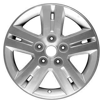 CCI® - Double 5-Spoke Silver with Machined Face 17x6.5 Alloy Factory Wheel - Remanufactured