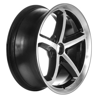 CCI® - 5-Spoke Machined and Black 18x7.5 Alloy Factory Wheel - Remanufactured