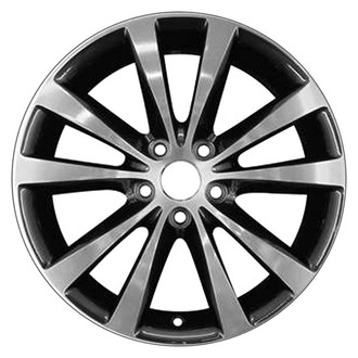 CCI® - 5 V-Spoke Black 18x7 Alloy Factory Wheel - Remanufactured
