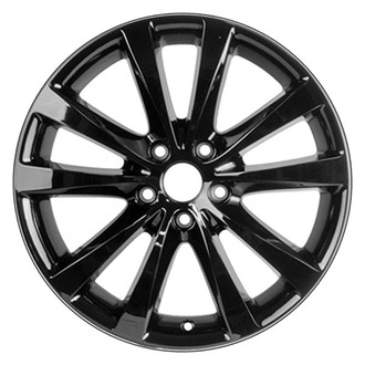 CCI® - 5 V-Spoke Black with Polished Accents 18x7 Alloy Factory Wheel - Remanufactured