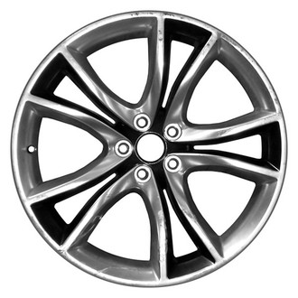 CCI® - 5 V-Spoke Black with Polished Accents 20x8 Alloy Factory Wheel - Remanufactured