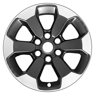 CCI® - 6 I-Spoke Black with Polished Flange 18x8 Alloy Factory Wheel - Remanufactured