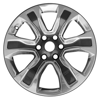 CCI® - 6-Spoke Polished Medium Charcoal Metallic 20x9 Alloy Factory Wheel - Remanufactured