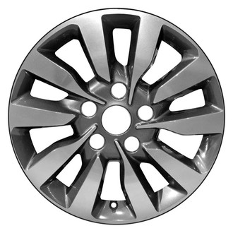 CCI® - 10-Spoke Machined Medium Charcoal Metallic 17x7 Alloy Factory Wheel - Remanufactured