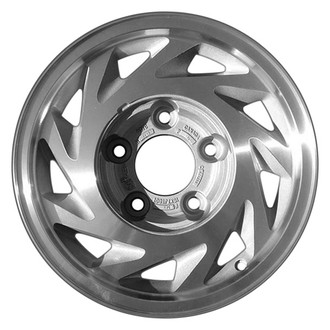 CCI® - 9 Turbine-Spoke Machined with Silver Pockets 15x7 Alloy Factory Wheel - Remanufactured