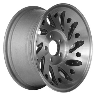 CCI® - 10-Slot Charcoal with Machined Face 15x7 Alloy Factory Wheel - Remanufactured