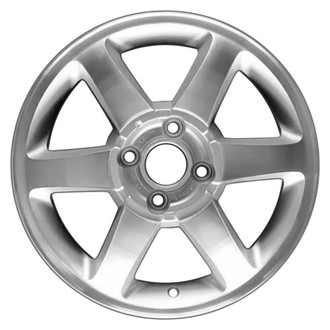 CCI® - 6 I-Spoke Machined with Lite Silver Pockets 16x6.5 Alloy Factory Wheel - Remanufactured