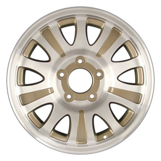 CCI® - 10-Slot Tan with Machined Face 17x7.5 Alloy Factory Wheel - Remanufactured