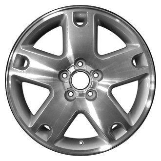 CCI® - Double 5-Spoke Silver with Machined Accents 18x7 Alloy Factory Wheel - Remanufactured