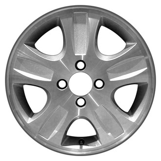 CCI® - 5-Spoke Silver with Machined Accents 16x6 Alloy Factory Wheel - Remanufactured