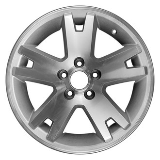 CCI® - Double 5-Spoke Silver with Machined Face 17x7.5 Alloy Factory Wheel - Remanufactured