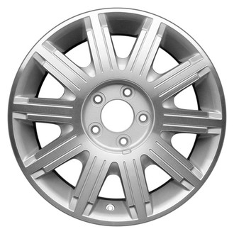 CCI® - 10 I-Spoke Silver with Machined Accents 17x7 Alloy Factory Wheel - Remanufactured