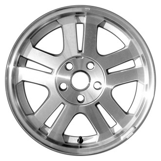 CCI® - Double 5-Spoke Silver with Machined Face 17x8 Alloy Factory Wheel - Remanufactured