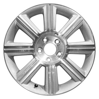 CCI® - 8 I-Spoke Silver with Machined Face 17x7.5 Alloy Factory Wheel - Remanufactured