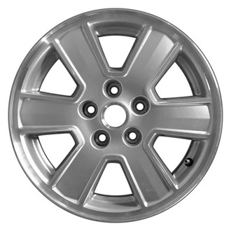 CCI® - 6 I-Spoke Silver with Machined Face 16x7 Alloy Factory Wheel - Remanufactured