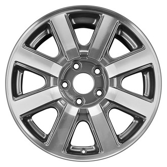 CCI® - 8 I-Spoke Silver with Machined Accents 17x7 Alloy Factory Wheel - Remanufactured