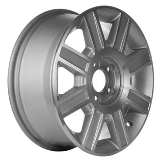 CCI® - 8 I-Spoke Silver with Machined Face 17x7 Alloy Factory Wheel - Remanufactured