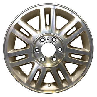 CCI® - 7 V-Spoke Machined with Gold Inserts 18x7.5 Alloy Factory Wheel - Remanufactured