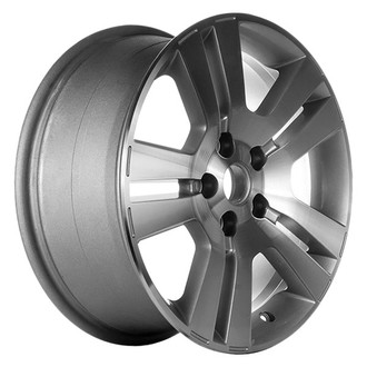 CCI® - Double 5-Spoke Silver with Machined Face 17x7.5 Alloy Factory Wheel - Remanufactured