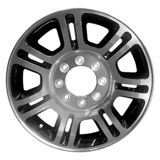 CCI® - 7 Double-Spoke Black with Machined Face 20x8 Alloy Factory Wheel - Remanufactured