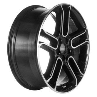 CCI® - Double 5-Spoke Gloss Black with Machined Accents 20x8 Alloy Factory Wheel - Replica