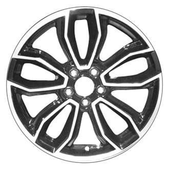 CCI® - 5 V-Spoke Black with Machined Face 19x8.5 Alloy Factory Wheel - Remanufactured