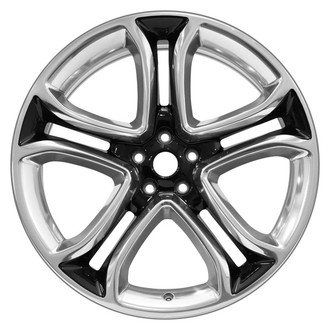 CCI® - Double 5-Spoke Black with Polished Face 22x9 Alloy Factory Wheel - Remanufactured