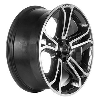 CCI® - 5 Split-Spoke Black with Machined Face 20x9 Alloy Factory Wheel - Replica