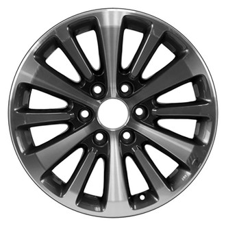CCI® - 12 Alternating-Spoke Dark Charcoal Metallic with Machined Face 18x8.5 Alloy Factory Wheel - Remanufactured